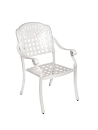 Кресло из литого алюминия ВУЛКАН «VOLCANO»  -  Белый