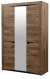 33.02 Лючия 3-х дв. шкаф для одежды кейптаун/венге