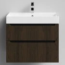 Тумба Бонум 1, 70 подвесной, Дуб цвет 14 Vodok с раковиной в комплекте