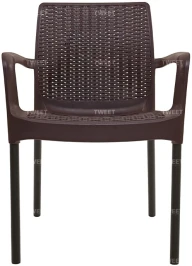 Мебель Tweet Стул Bali Solid, черно-коричневый