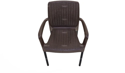 Мебель Tweet Стул Bali Solid, черно-коричневый