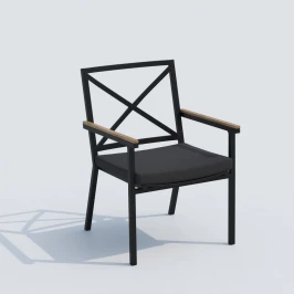 Стул FESTA антрацит - каркас карбон