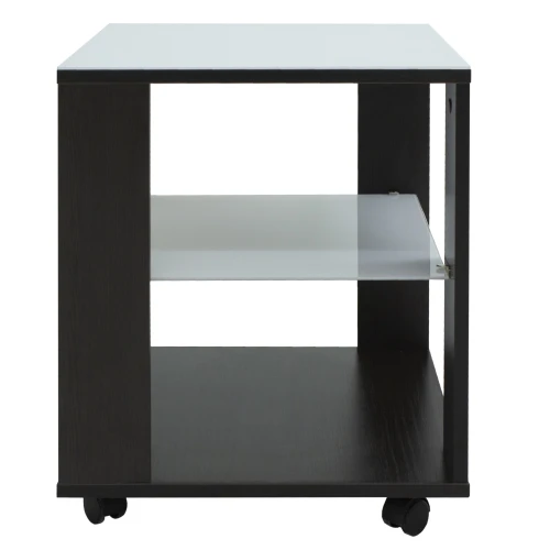 Стол журнальный BeautyStyle 6 венге/стекло белое