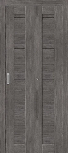 Межкомнатная складная дверь mr.wood Браво-21 Grey Melinga