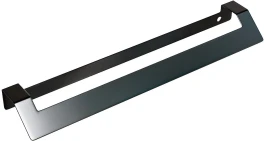 Ручка торцевая мебельная СТ-3 Матовый черный 220*40*20