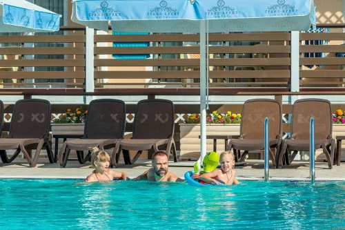 Шезлонг Nardi Omega без подлокотников, коричневый-кофе