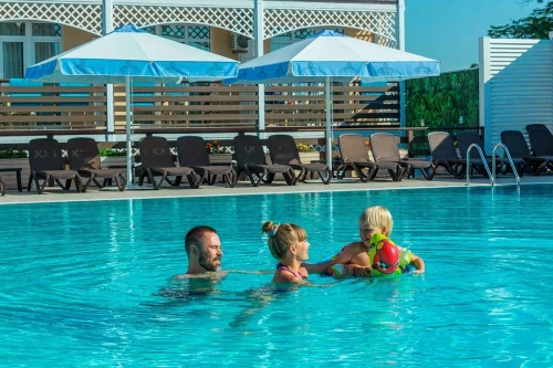 Шезлонг Nardi Omega без подлокотников, коричневый-кофе