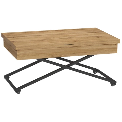 Стол универсальный трансформируемый АНДРЭ Loft ЛДСП дуб вотан/дуб вотан