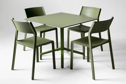 Стол складной квадратный Frasca Mini 70*70, белый (база + столешница)