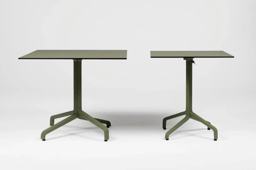 Стол складной квадратный Frasca Mini 70*70, белый (база + столешница)