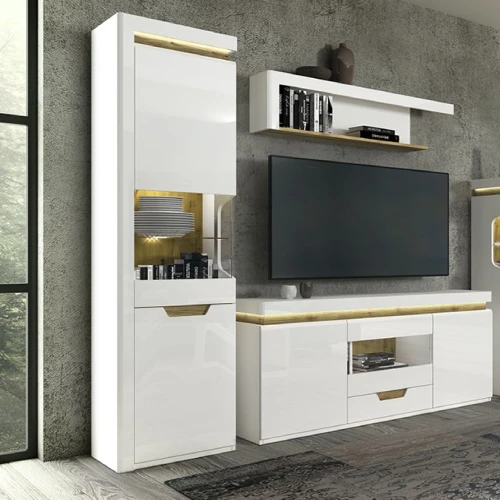 Подсветка для мебели TORINO Шкаф с витриной 1V1D, 350/450