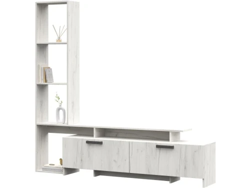 Стенка «Лучиана», Дуб крафт белый