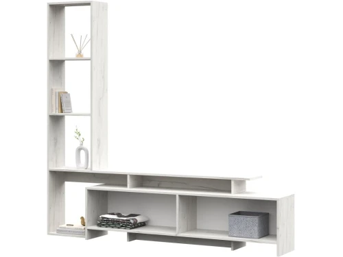 Стенка «Лучиана», Дуб крафт белый