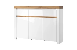 Тумба 3D3S, TAURUS, цвет белый\дуб вотан