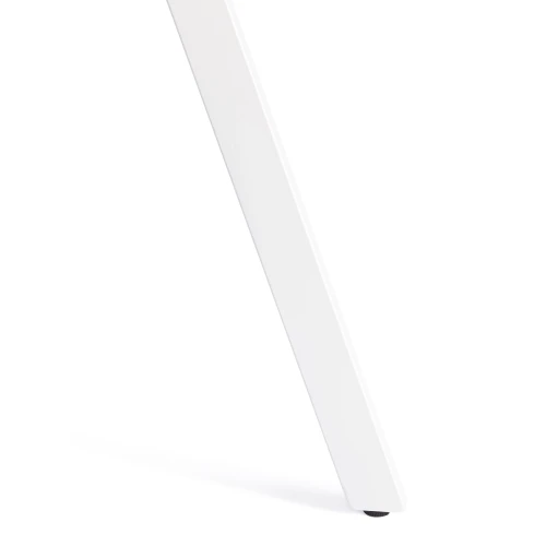 Стол VIGO ЛДСП/HPL/металл,  120 x 80 x 30 х 30 х 75 см, Мрамор светлый/белый