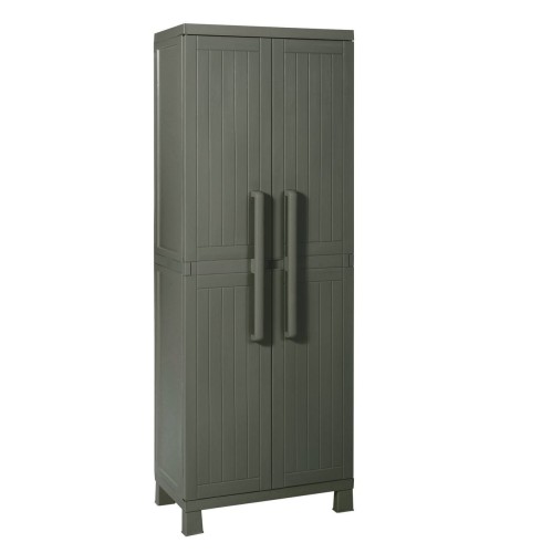 Уличный шкаф TOOMAX 2х дверный глубокий WOOD MIDI (4 полки), Хвойный