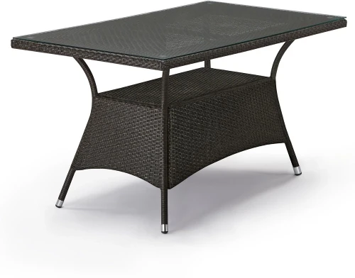 Плетеный стол T198A-W53-140x80 Brown