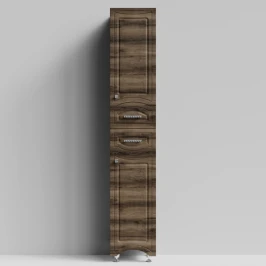 Пенал Адам 35 напольный, Дуб крымский коричневый ПВХ 131005-9005, правый