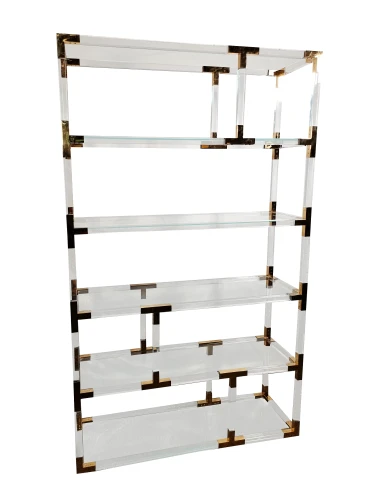 Стеллаж Роялти MH-1780NC, 120х38х200 см, прозрачный