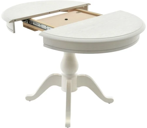 Обеденная группа (Стол Фабрицио-1 и 4 стула Тулон м/с), белая эмаль