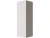 Шкаф навесной «Женева 1Д» КМК 0889.4, Белая/ Белый глянец
