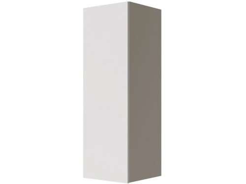 Шкаф навесной «Женева 1Д» КМК 0889.4, Белая/ Белый глянец