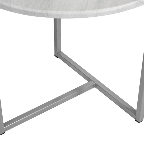 Стол журнальный BeautyStyle 27 дуб дымчатый/металлик