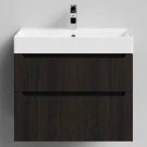 Тумба Бонум 1, 70 подвесной, Дуб цвет 20 Vodok с раковиной в комплекте