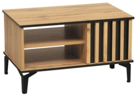 Стол журнальный Либерти 51.08 (опора h150) Дуб вотан/Черный