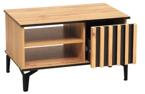 Стол журнальный Либерти 51.08 (опора h150) Дуб вотан/Черный