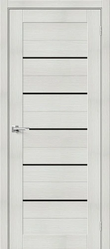 Межкомнатная дверь экошпон ĒLPORTA Порта-22 Bianco Veralinga Black Star