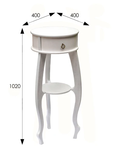 Подставка Берже 12 белый ясень