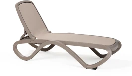 Шезлонг Nardi Omega без подлокотников, тортора
