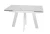 Стол DikLine SKM120 Керамика Белый мрамор/подстолье белое/опоры белые (2 уп.)