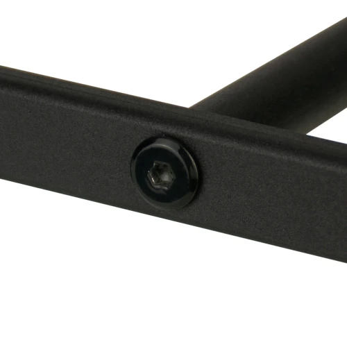 Стол журнальный МеталлАрт М025 белый мрамор/черный