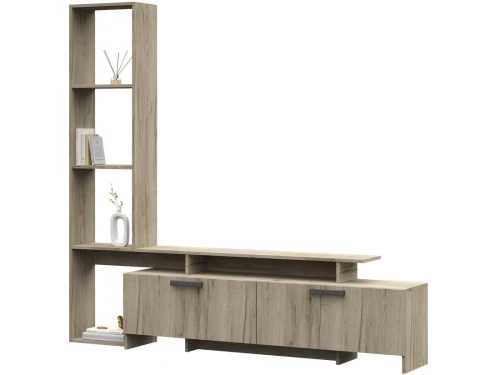 Стенка «Лучиана», Дуб крафт серый