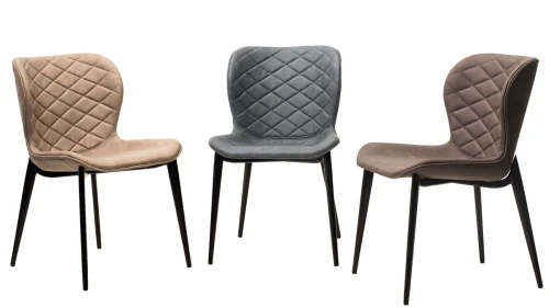 Стул КЛОД, цвет Kiprus-04 Коричневый, искусственная замша / черный каркас М-City