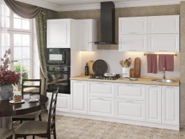 Кухонный гарнитур Ницца Royal-02 Белый Blanco