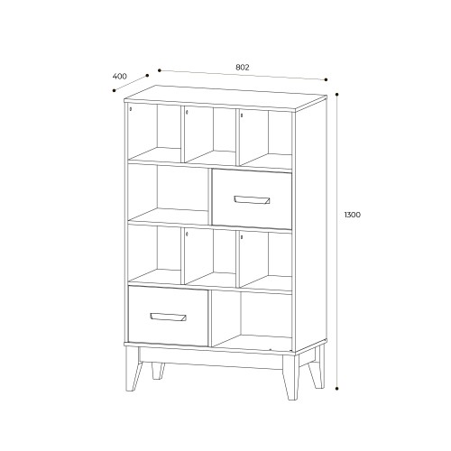 Стеллаж Скандика