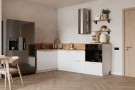 Кухонный гарнитур КГ Угловой 1500х2400 (без пм) Эмаль, Белый  Арника РМ в.3