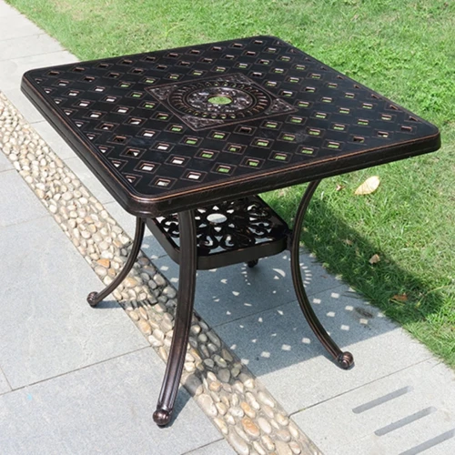 Стол из литого алюминия Эскиз(Desing)