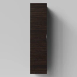 Пенал Марко 35 подвесной, дверь, ручки Черные, Палисандр ПВХ 43101, левый