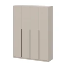 Шкаф распашной с наполнением (11 полок + 2 ящика + штанга) ШК 5 (1600), Меланж