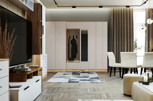 Мини-прихожая Руэлла, Дуб крафт золотой, Кашемир