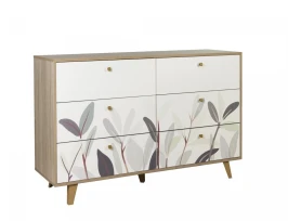 Комод 56.02 Адажио дуб сонома / белый