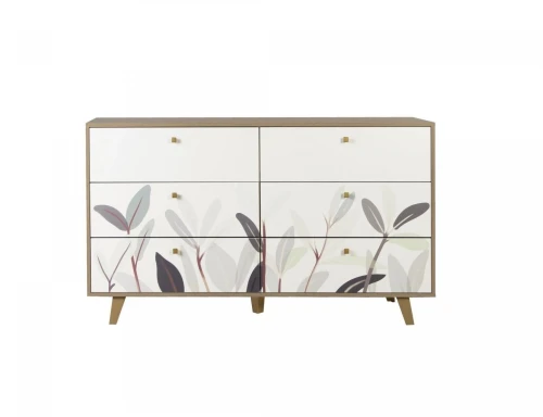 Комод 56.02 Адажио дуб сонома / белый