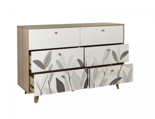 Комод 56.02 Адажио дуб сонома / белый