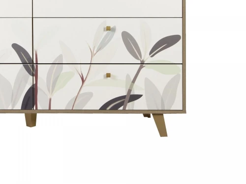 Комод 56.02 Адажио дуб сонома / белый