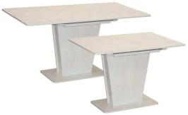 Стол обеденный Эстетика Бетон пайн белый Стол обеденный Эстетика Бетон пайн белый