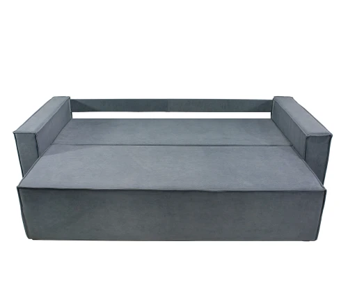 Диван еврокнижка Лофт Люкс велюр серый